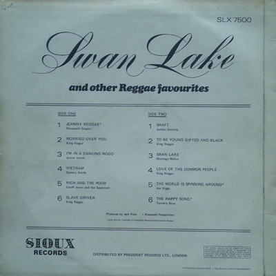 back - Various Artists - Swan Lake & Other Reggae Favourites