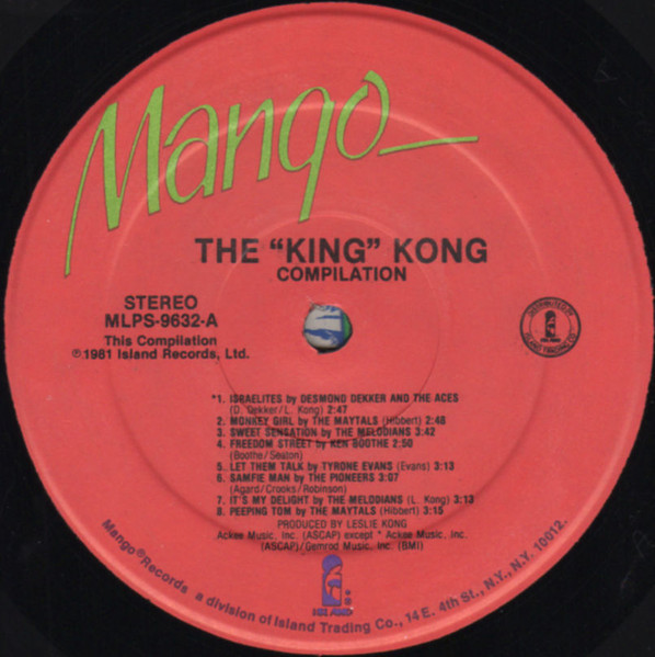 label - Various Artists - The "King" Kong Compilation