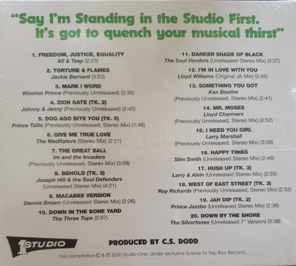 back - Various Artists - Studio First, From The Vaults Volume 2