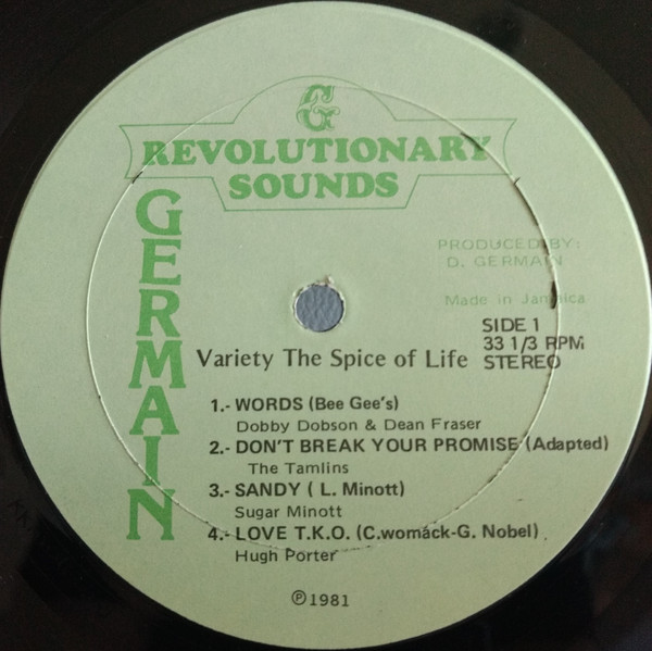 label - Various Artists - Variety... The Spice Of Life