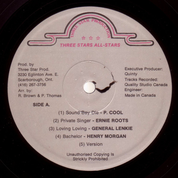label - Various Artists - Three Star All Star