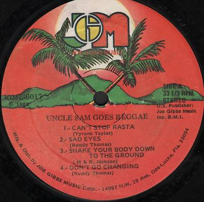 label - Various Artists - Uncle Sam Goes Reggae