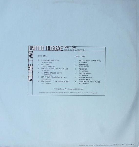 back - Various Artists - United Reggae - Volume 2