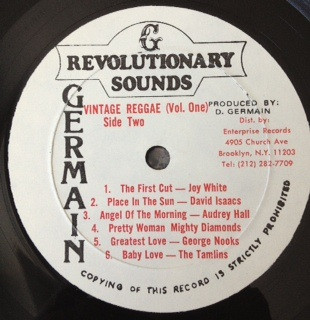 label - Various Artists - Vintage Reggae Vol. 1