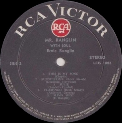 label - Ernie Ranglin - Mr. Ernie Ranglin With Soul