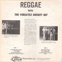 'Reggae With The Versatile Smokey 007' Artwork