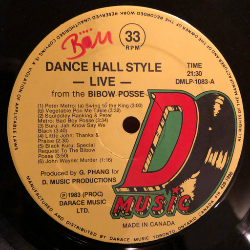 Live Inna Dance Hall Style