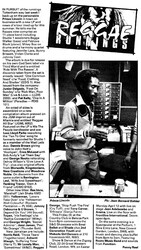 Reggae Runnings, 10 April 1982