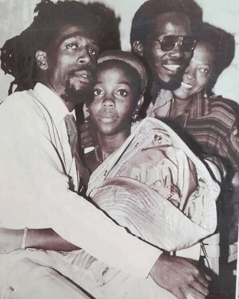 Gregory Isaacs and his wife & Delroy Wilson and his wife.