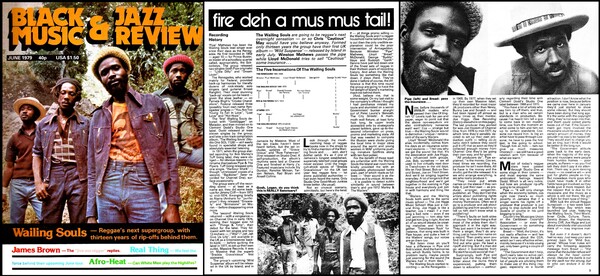 WAILING SOULS featured in the June 1979 edition of Black Music & Jazz Review...