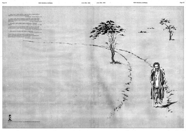 Ijahman Levi advert in NME dated June 24th, 1978...