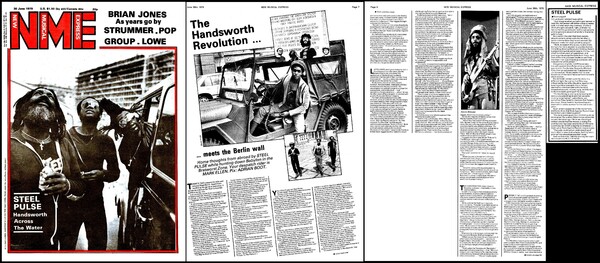 Steel Pulse interview in NME dated 30 June 1979...