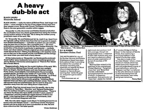 2 album reviews in NME dated 19th July, 1980...