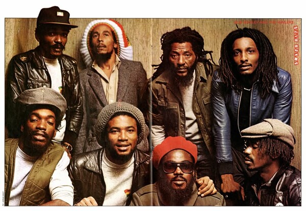 Bob Marley & The Wailers poster in Smash Hits magazine dated July 10-23, 1980...