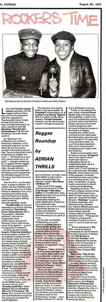ROCKERS TIME - NME - August 4th, 1979...