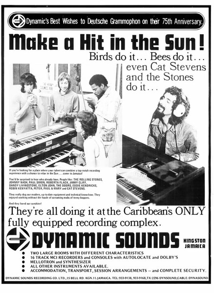 DYNAMIC SOUNDS advert in Billboard, September 15, 1973...